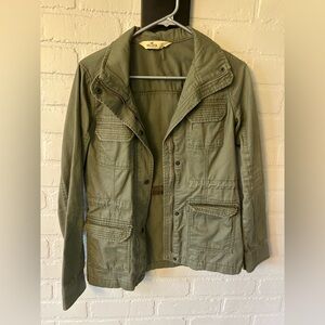Hollister Army Green Casual Jacket